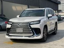 2023 Lexus LX 600 3.4 7 Seater SUV Japan Spec Unregister New Car Condition Full Spec Modelista Body Kit MarkLevinson Sound System Cold Box Rear entert