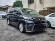 Recon 2018 Toyota Vellfire 2.5 ZA SUNROOF with 5 YEARS WARRANTY - Cars for sale