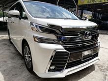 2016 Toyota Vellfire ZG Promotion *3YearsWarranty* Tiptop Unregister