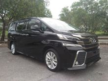 2015 Toyota Vellfire 2.5 ZA ***Monitor***Low Price In Market***High Trade In***Golden Warranty***