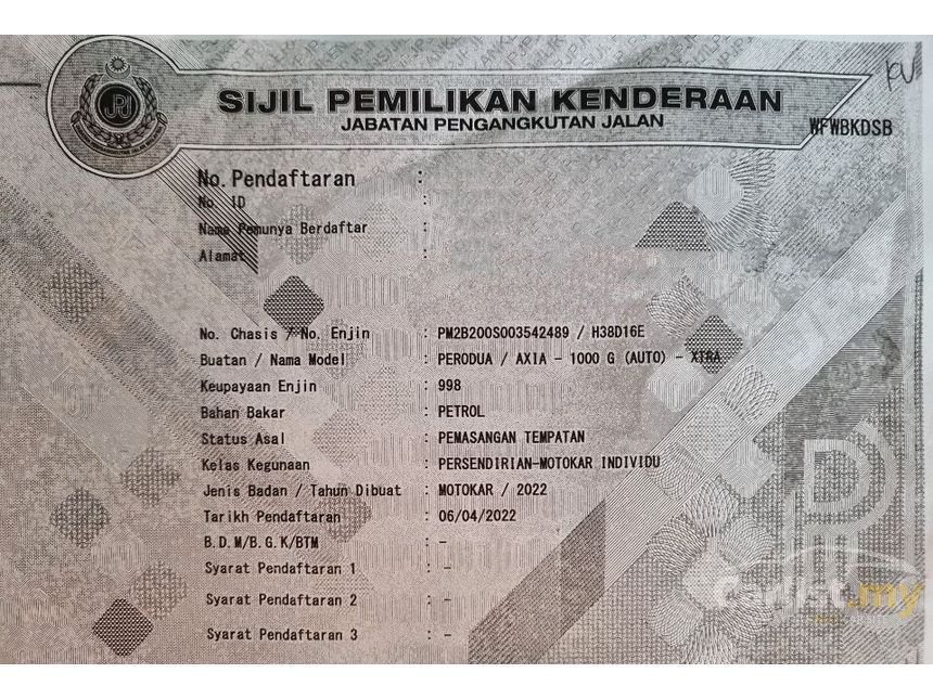 Terpakai [Ready Stock] 2022 Perodua AXIA 1.0 GXtra (A) 5 Tahun Warranty