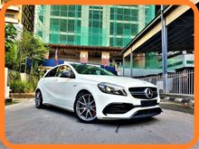 UNREGISTERED 2017 Mercedes-Benz A45 AMG 2.0 4MATIC NEW FACELIFT RECARO AMG SEAT PANORAMIC ROOF HARMAN KARDON PUSH START REVERSE CAMERA FULL SPEC 381HP