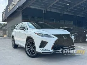 2022 Lexus RX 300 2.0 F Sport SUV RECON JAPAN SPEC SUNROOF 360 CAM HUD BLACK LEATHER SEAT TIP TOP CONDITION ORIGINAL LOW MILEAGE PRICE CAN OFFER