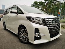 2016 Toyota Alphard 2.5 G SC MONITOR PRE CRASH