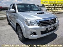 2015 Toyota Hilux 2.5 G VNT 4X4 (A) LEATHER SEAT REVERSE CAMERA TURBO INTER COOLER