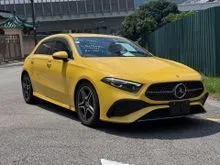 2024 NEW FACELIFT ORI 16K KM BLK INT BSM ELECTRONIC SEAT JPN SPEC MULTI BEAM LED HEADLAMP Mercedes-Benz A180 1.3 AMG Line Hatchback A 180 UNREG