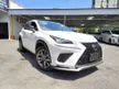 Recon 2020 Lexus NX300 2.0 F Sport SUV [ RED&BLACK INTERIOR, 360 CAMERA, SUN ROOF, HUD] CAN NEGO UNTIL DEAL FREE WARRANTY
