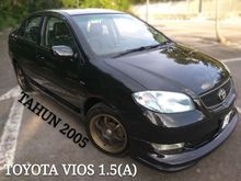 2005 Toyota Vios 1.5cc (A)FULL LEATHER SEAT #TRD BODYKIT #NICE SPORT RIM #END YEAR SALE