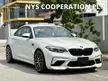 Recon 2019 BMW M2 Competition Package Coupe 3.0 DCT Unregistered M Performance Full Leather Seat Memory Seat M Performance Brembo Brake Kit Front 6 Pot Re