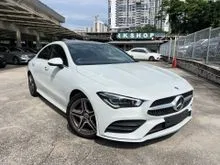 2021 MERCEDES BENZ CLA250 AMG PREMIUM PLUS COUPE ( 28K MILEAGE ) FENDER SOUND SYSTEM WITH PANORAMIC ROOF