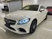 Recon 2019 MERCEDES BENZ C180 AMG COUPR 1.6 TURBOCHARGE FULL SPEC FREE 5 YEAR WARRANTY