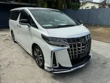 2022 Toyota Alphard 2.5 SC With Original Modelista Bodykit , Sunroof , DIM , BSM , Roof Monitor [ Grade 4.5A / 29k km ] Recon Unregister