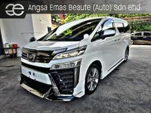 2023 Toyota Vellfire 2.5 Golden Eye Ready Stock Modellista Bodykit Grade 4.5A 8k km DIM BSM 8 Years Warranty