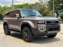2024 Toyota Land Cruiser 2.7 250 VX 6A (JAPAN SPEC) 7 SEATER, SUNROOF, BLK LEATHER SEAT, 4CAMERA, BSM, DIM, LKA, PCS, PKSB, 3LED, KEYLESS PUSH START