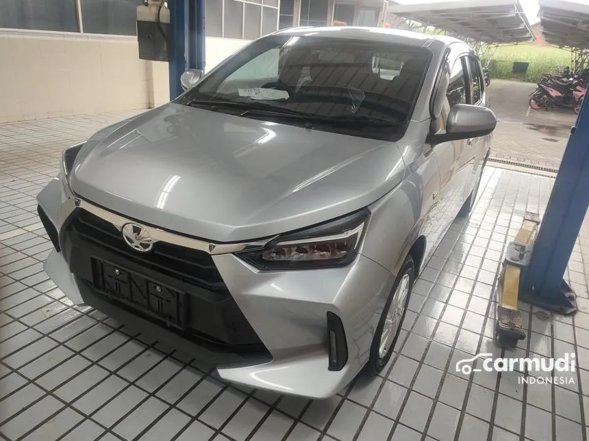 Jual Mobil Toyota Agya 2024 G 1.2 di Jawa Barat Automatic Hatchback Silver Rp 161.300.000