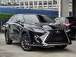 Recon 2018 Lexus RX300 2.0 F Sport SUV 4WD SUNROOF EMS BSM HUD UNREG JAPAN LOW MILEAGE