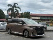 Sunroof / DIM/ HUD 2024 Toyota Alphard 2.5 Z 7-Seater MPV