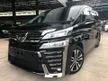 Recon 2018 Toyota Vellfire 2.5 Z G Edition MPV MERDEKA SALES KAW KAW PROMOTION 10K CASH REBATE - Cars for sale