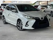 2023 Toyota Yaris 1.5 E Hatchback WARRANTY + FULL SERVICE RECORD 38K KM + RELIABLE 1.5L DUAL VVT-i ENGINE
