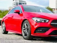 Recon 2019 RED & BLK INT DIGITAL METER LEATHER Mercedes-Benz CLA200 1.3 AMG Coupe UNREG CLA180 CLA220 CLA250 CLA35 CLA45 CLA