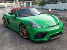 2021 Porsche 718 4.0 Spyder Convertible Price Negotiable