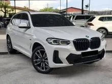 2022 BMW X3 2.0 xDrive30e M Sport SUV UNDER WARRANTY FULL SERVICE LOW MILEAGE 58K SUNROOF 360 CAMERA