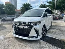2023 Toyota Alphard 2.5 Z MPV FULL SET MODELLISTA BODYKIT WITH RIMS / HEAD UP DISPLAY