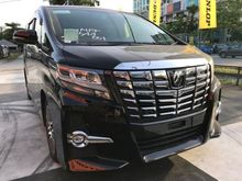 2016 Toyota Alphard 2.5 SC FULL SPEC JBL HOME THEATHER 360 CAMERA PRE CRASH SUNROOF UNREGS
