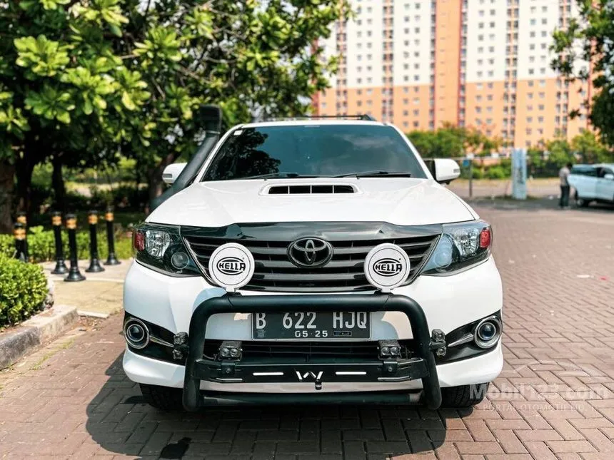 Jual Mobil Toyota Fortuner 2015 G 2.5 di DKI Jakarta Automatic SUV Putih Rp 365.000.000
