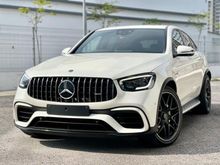 2019 Mercedes-Benz GLC63 AMG 4.0 V8 BiTurbo 4MATIC Coupe Premium 4,000 Km Only Unregistered Ready Stock