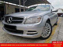 Mercedes-Benz C250 CGI 1.8 Avantgarde W204 (A) CKD Local , Navigation , Low Mileage ** 1 Owner **