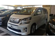 2012 Toyota Vellfire 2.4 ZG (PILOT SEAT, 2 POWER DOOR, POWERBOOT)