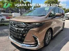 2024 Toyota Alphard 2.5 Z Modelista MPV#7 SEATER#SUNROOF#4 CAMERA#BSM#DIM#SIDE STEP#HUD#UNREG JAPAN SPEC#
