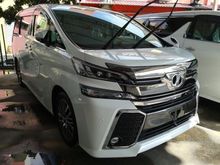 2016 Toyota Vellfire 2.5 ZG ALPINE SOUND SYSTEM & SUNROOF