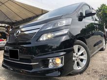 YR MADE 2014/15 TOYOTA VELLFIRE 3.5 VL FULL EDITION VVIP DATIN OWNER GOLDEN EYE COOL BOX HOME THEATRE CAR KING MPV MUST VIEW