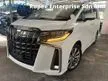 Recon 2020 Toyota Alphard 2.5 S Type Gold Special Edition UNREGISTER Grade 4.5 3LED Sequential Signal Sunroof 360 Camera DVD Player Apple Carplay BSM DIM - Cars for sale