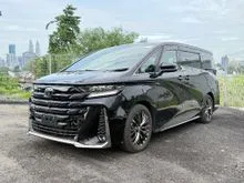 Black Leather, Roof monitor, Sunroof, DIM, HUD, 360 CAMERA, 2024 Toyota Vellfire 2.4 Z Premier MPV/ 8 year warranty