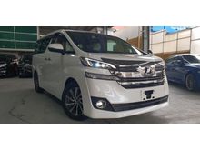 2015 Toyota Vellfire 2.5 V MPV 7 SEATER FRONT ELECTRONIC SEAT LIMITED MODEL PLS CALL 0193839680 CHONG