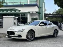 DIRECT OWNER 2017 Maserati Ghibli S 3.0 V6 TWIN TURBO 430HP IMPORT BARU NAZA ITALIA CARBON INTERIOR RED LEATHER SEAT FULL SPEC ORIGNAL 44K KM ONLY