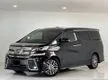 Used 2016 Toyota Vellfire 2.5 Z G Edition MPV FULLY LOADED JBL PRE-CRASH PILOT SEAT SUNROOF 360 CAMERA 40K MILEAGE BEST CONDITION IN TOWN VIEW TO BELIEVE - Cars for sale