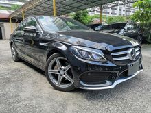 2016 Mercedes-Benz C200 2.0 AMG RED LEATHER HUD FULL SPEC - UNREG 5 YEAR WARRANTY