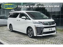 2019 Toyota Vellfire 2.5 ZG (Sunroof/ Pre Crash/ 3LED/ Full leather) Unreg