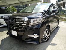 2015 Toyota Alphard 2.5 SC - ORIGINAL FULL LEATHER + JBL SOUND SYSTEM HOME THEATER + SUNROOF