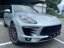 2016 Porsche Macan S 3.0 SPORT SUV  73K MILL ONLY  LOCAL UNDER WARRANTY BY PORSHER MALAYSIA SUPER NICE FSR