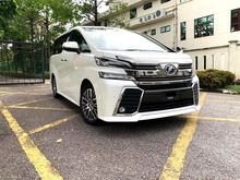PRE-CRASH BRAKE SAFETY SENSOR , 2 ALPINE DVD MONITOR , SUNROOF , Toyota Vellfire 2.5 ZG MPV , PRICE CAN NEGO!!!
