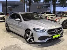 2023/Reg 2024 Mercedes-Benz C200 1.5 Avantgarde (A) Full Service Record 10k+KM, Under Warranty 2028, Driving Assistance Package, Power Boot Sedan W206