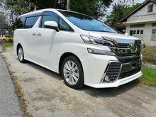 5Year Warranty 2015 Toyota Vellfire 2.5 Z Edition MPV Pre-Crash Safe Brake Unreg