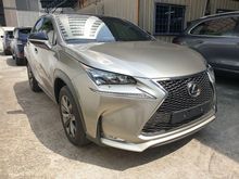 2018 Lexus NX200t 2.0 F-Sport Titanium (Full Leather, Memory Seat, Reverse Cam, Sun Roof)