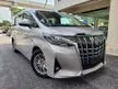 Recon 2018 Toyota Alphard 2.5 G X MPV 2.5 X PCS LKA 8 Seaters 2 Power Door Unreg - Cars for sale