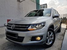 2015 Volkswagen Tiguan 1.4 TSI SUV U.WARRANTY 2020 JULY 13K KM A YEAR ONLY